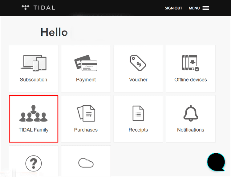 tidal family plan users profile s