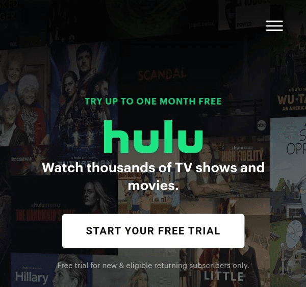 Get your Hulu membership now! Simply sign up on the Hulu website and get started to access a huge library of on demand content. 