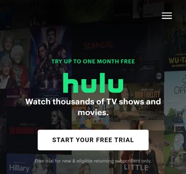 Hulu + Live TV is no longer offering free trial for new subscribers