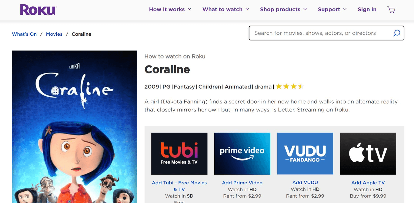 Where To Watch Coraline Together Price US