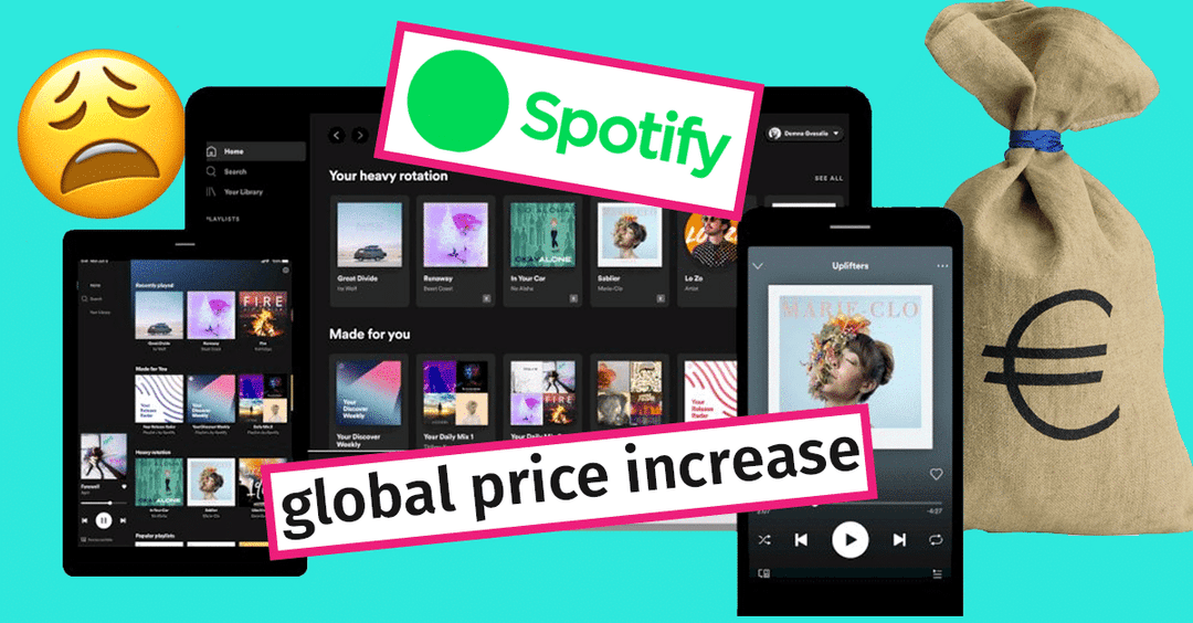 Spotify Price Increase Together Price US