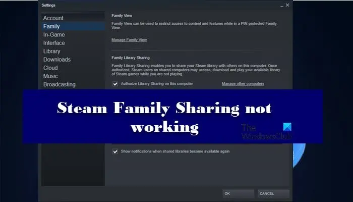 Steam Family View - Assuntos de Internet