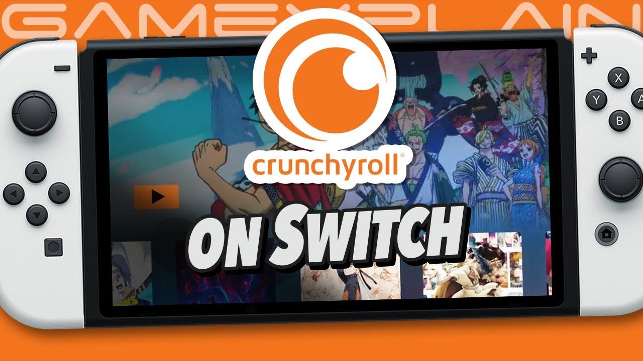 Crunchyroll, Aplicações de download da Nintendo Switch